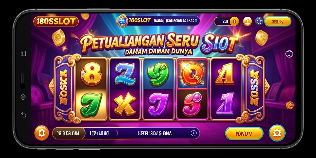 Gameplay 180SLOT yang penuh petualangan dan warna-warni.