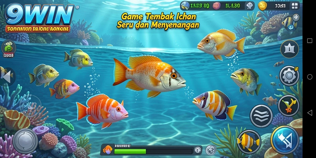 Screenshot gameplay Tembak Ikan yang seru di 9WIN.