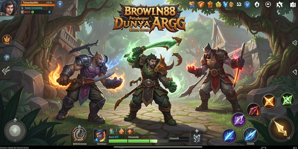 Gameplay BROWIN88 yang seru dan penuh aksi dalam dunia ARPG.