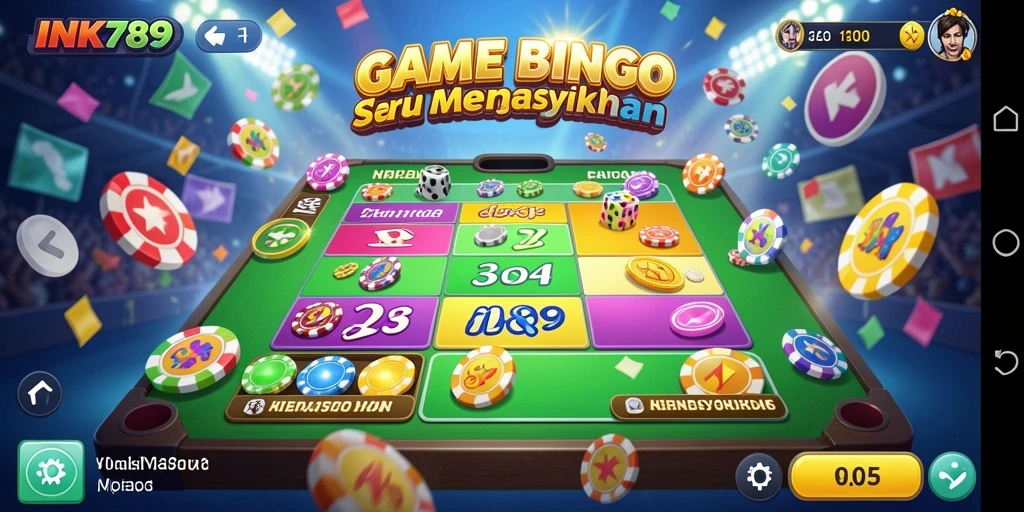 Screenshot gameplay INK789 menampilkan suasana seru dalam permainan Bingo.