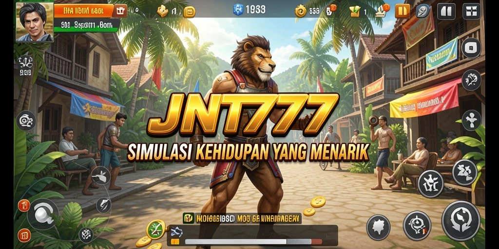 Tampilan gameplay menarik dari JNT777 dengan berbagai fitur simulasi.