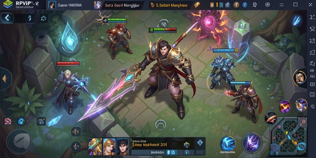 Gameplay MOBA seru dan menarik di RPVIP1.