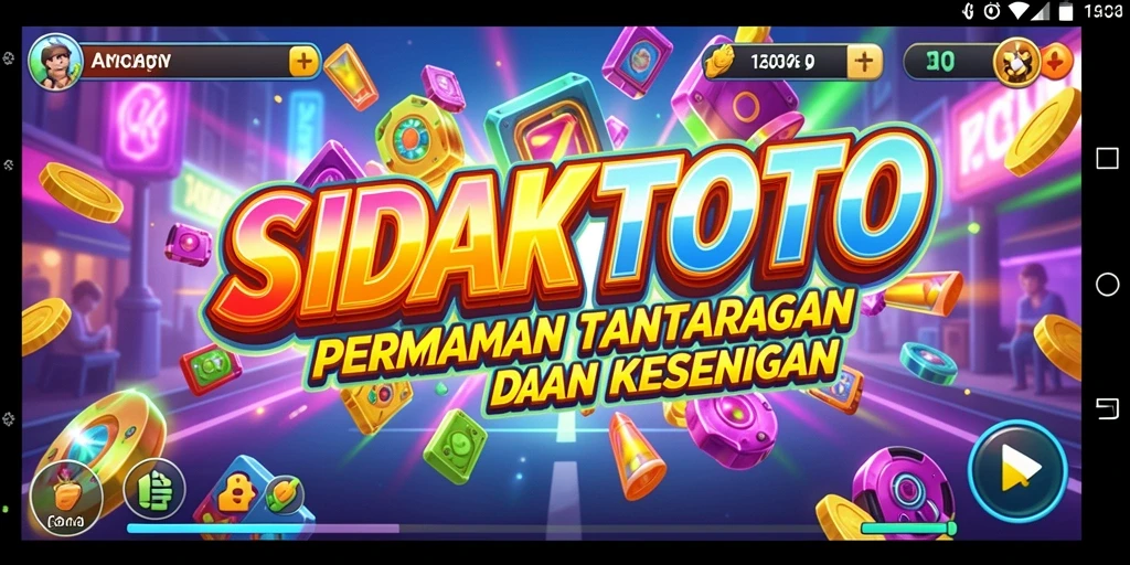 Tampilan gameplay seru SIDAKTOTO yang penuh tantangan.